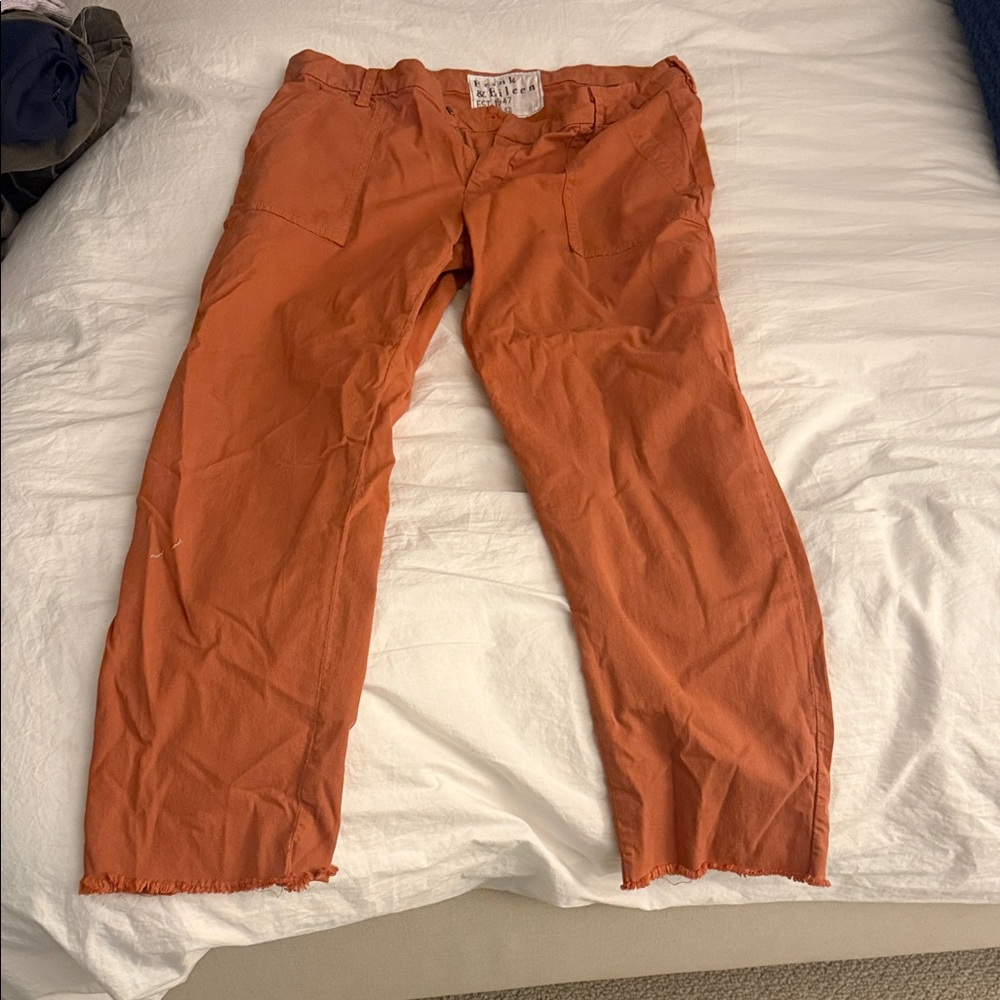 Women’s Burnt Orange Wicklow Italian Chino Pants